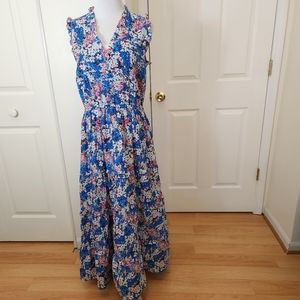 Textile Elizabeth & James Floral Cottagecore Maxi Dress